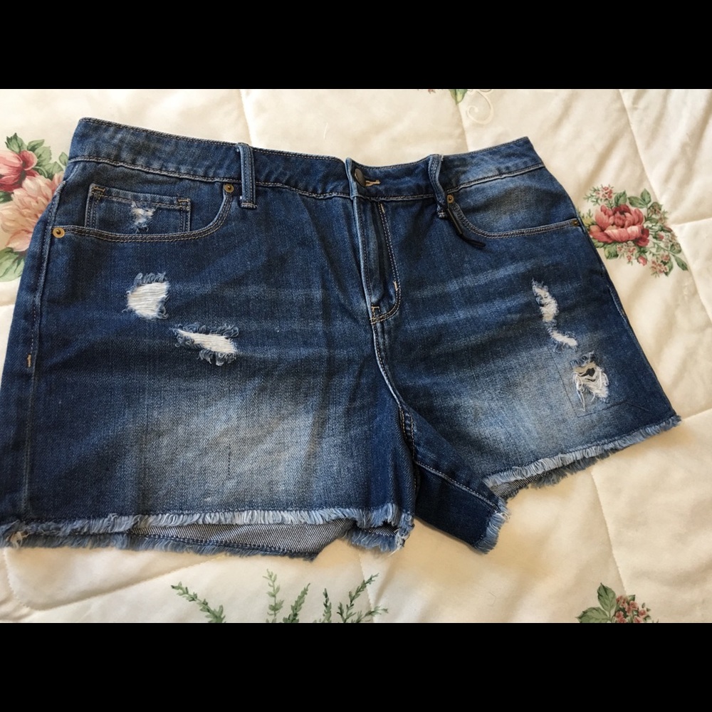 Calvin Klein Shorts Stretch & Distresses